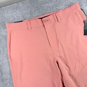 NWT Travis Mathew Chino Golf Shorts 8" Inseam Size 34
